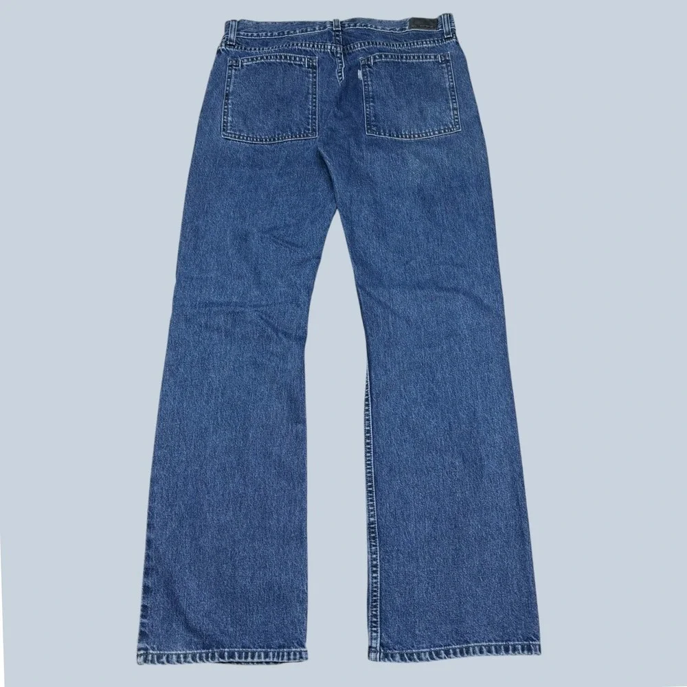 Levis SilverTab Boot Fit Jeans Mens 32x30 Blue Denim Bootcut Baggy 90s Style